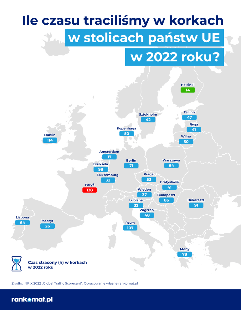 Zakorkowane stolice państw UE w 2022 roku