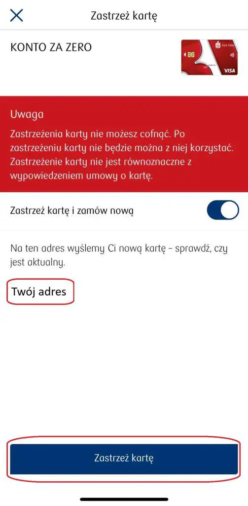 Jak zastrzec kartę w banku PKO BP
