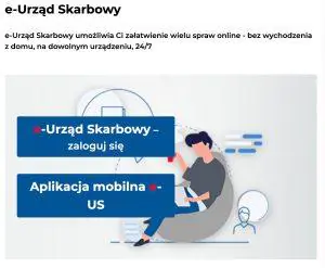 Zrzut ekrany z serwisu podatki.gov.pl