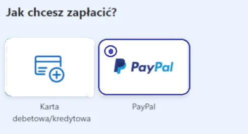 płatność PayPal na booking.com