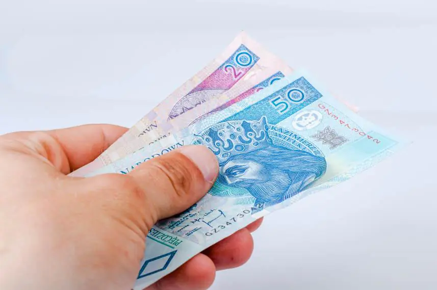 banknoty w ręce