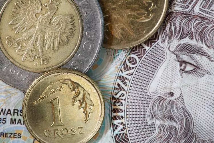 Na zdjęciu jest banknot 10zł i kilka drobnych monet