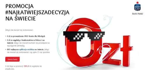 czerwone zero złotych w okularach przeciwsłonecznych