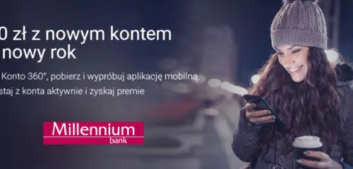 kobieta w zimowym ubraniu ze smartfonem w dłoni