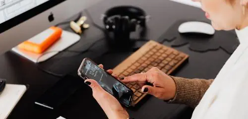 Zmiana danych w banku za pomocą smartfona