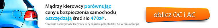 Przejdź do kalkulatora OC AC i porównaj polisy dla Ciebie