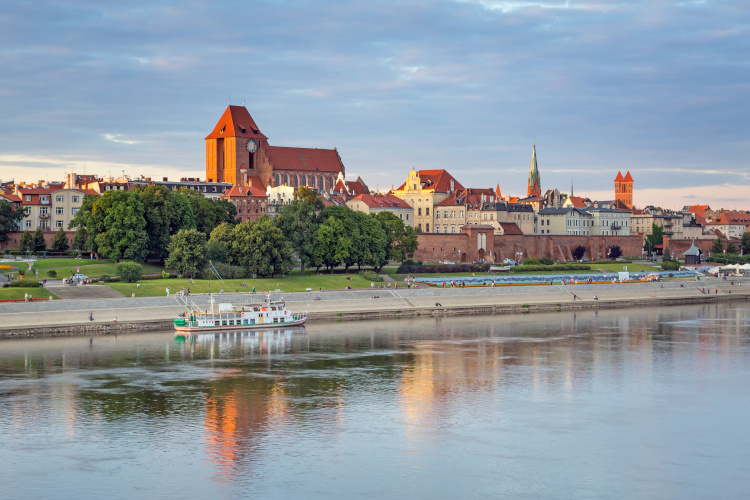 widok na Toruń
