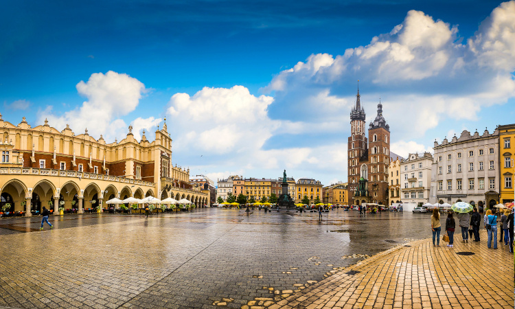 widok na Kraków