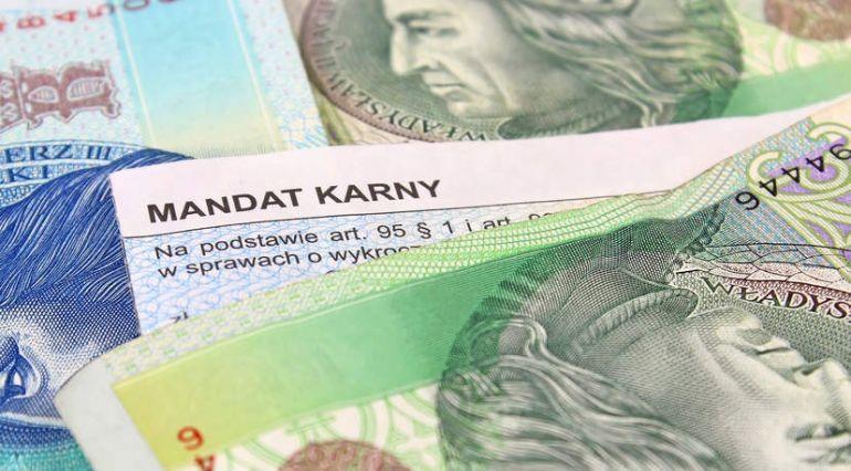 druk mandatu karnego