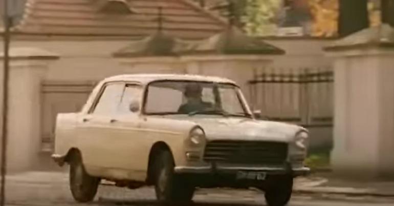 Peugeot 404, Biały samochód, Auto z filmu "Sztos"