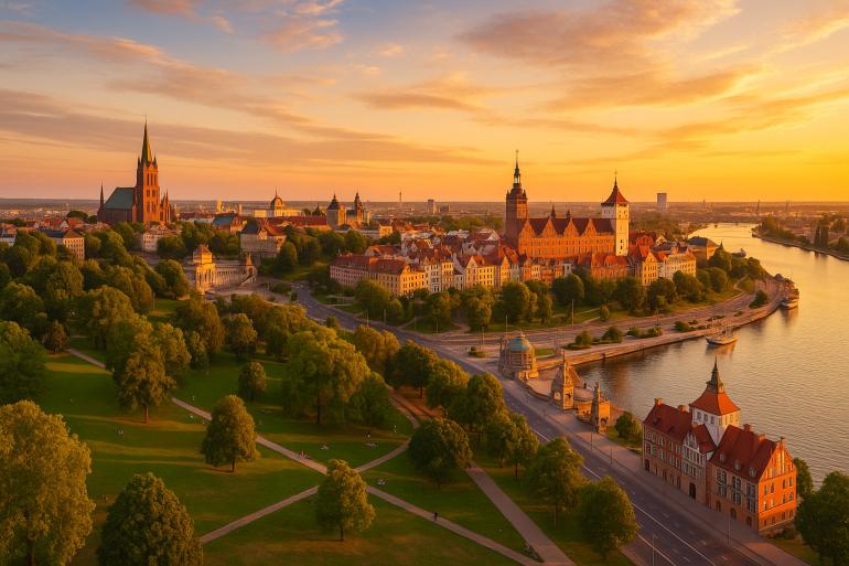 panorama Szczecina