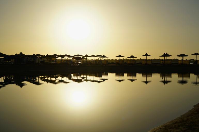 plaża w Hurghadzie, Egipt