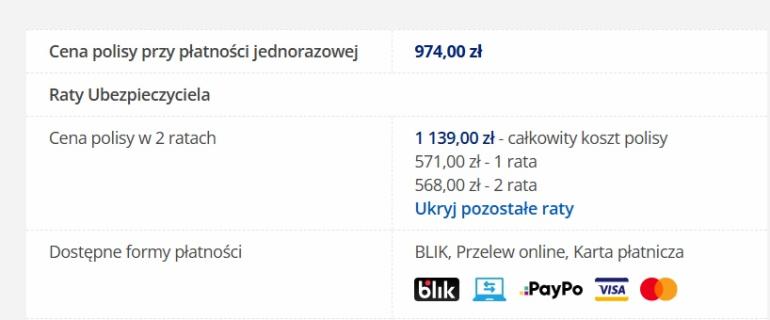 Formy płatności za OC i AC w rankomat