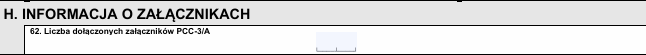 Informacje o załącznikach PCC-3