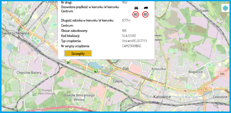 Odcinkowy pomiar prędkości na DTŚ