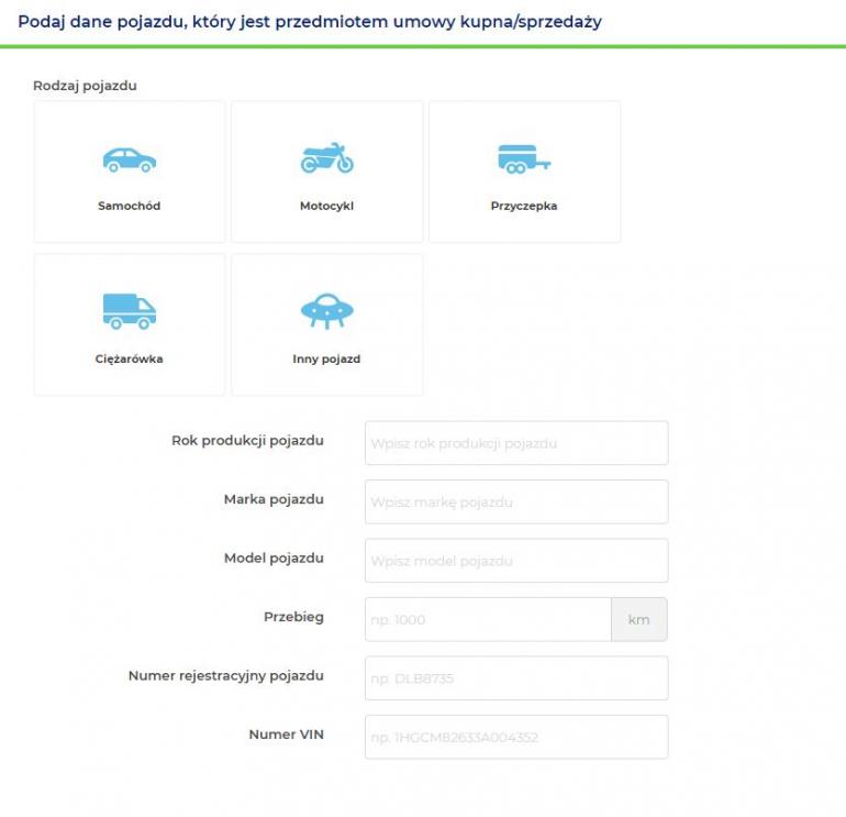 generator umowy kupna sprzedazy formularz
