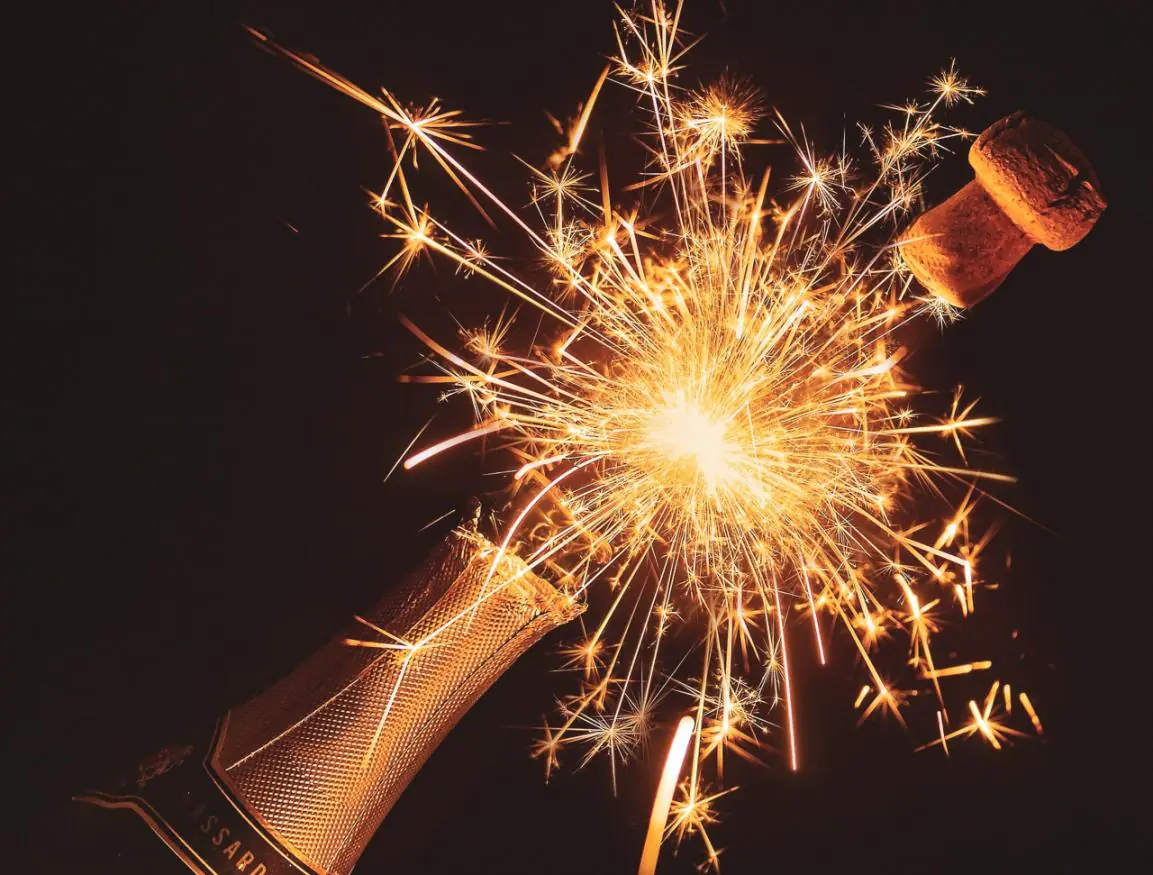 Sparklers z szampanem