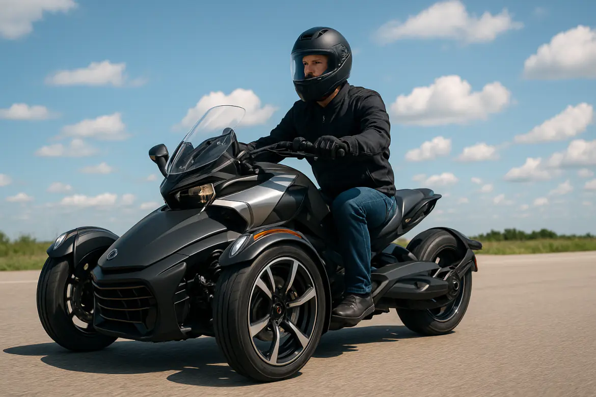 Motocykl trójkołowy na kat. B