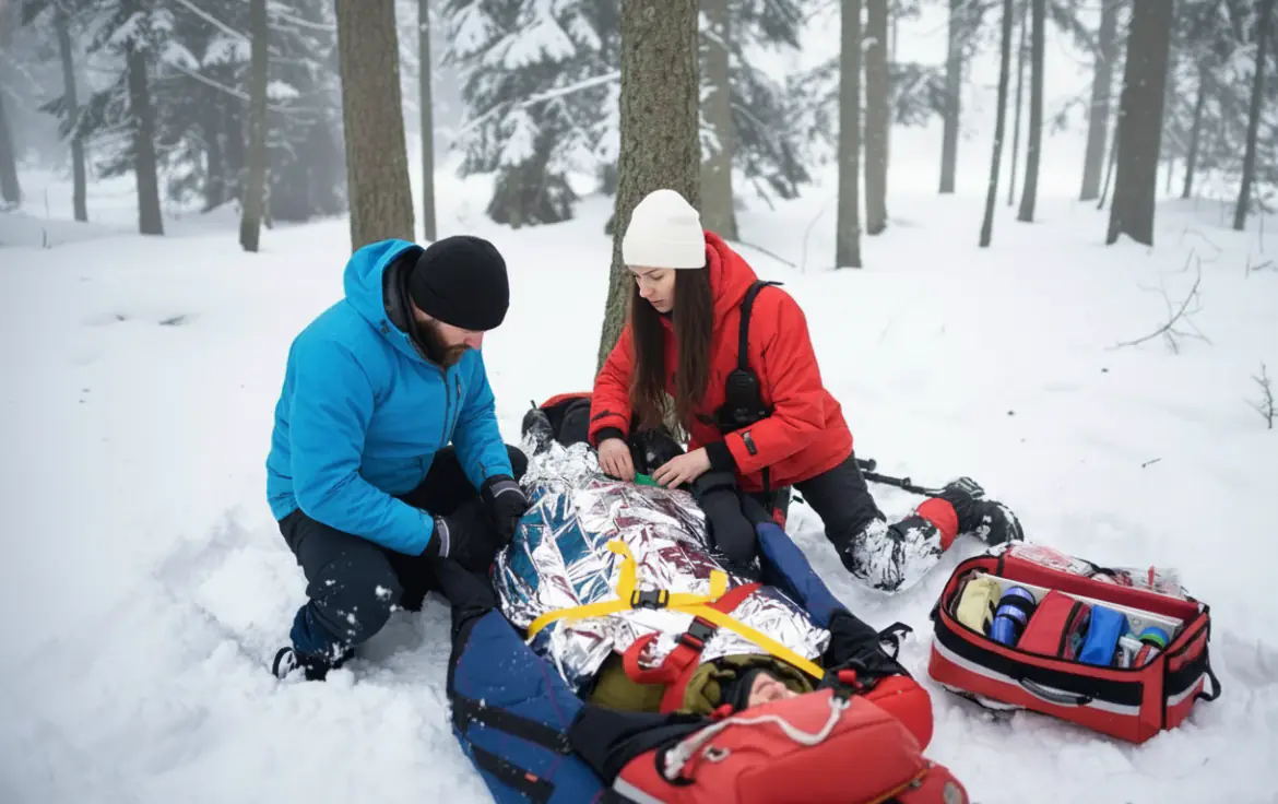 para ratowników udzielająca pierwszej pomocy