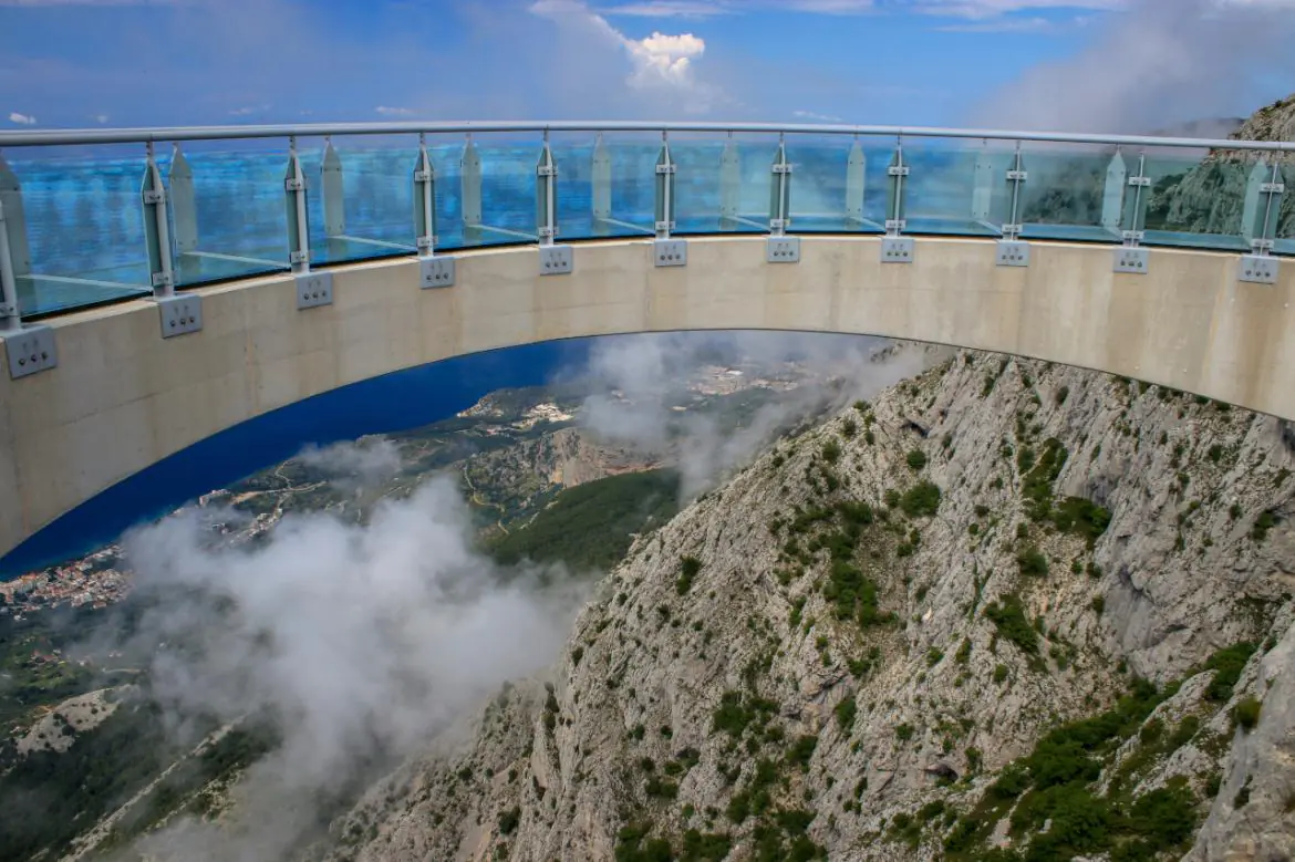 taras szklany Skywalk Biokovo