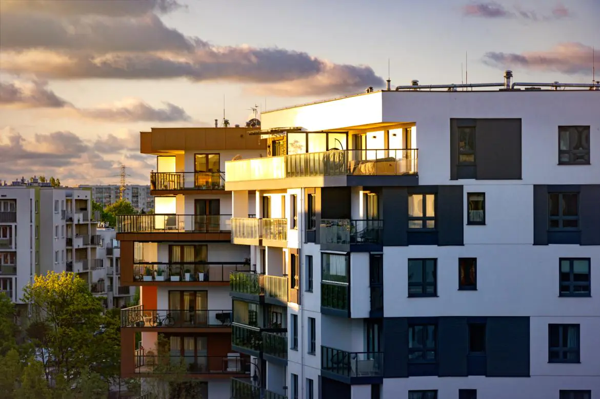 Nowoczesne budynki mieszkalne