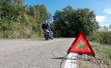 Awaria motocykla podczas podróży