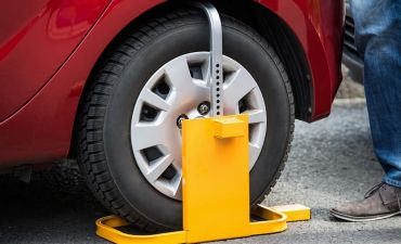 Blokada na koło straż miejska