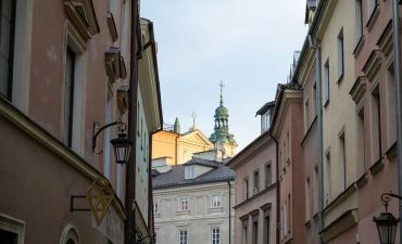 kamieniczki na starym mieście w Lublinie