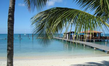 widok na rajską plażę