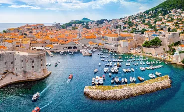 panorama Dubrownika w Chorwacji
