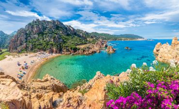 widok na krajobraz Sardynii