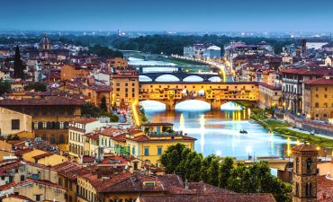 widok na panoramę Florencji