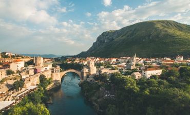 Bośnia i Hercegowina - widok z lotu ptaka