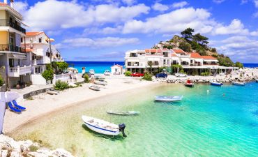 panorama wyspy Samos