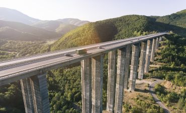 fragment drogi w Bułgarii objętej systemem winiet