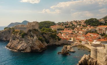 widok z lotu ptaka na Chorwacje