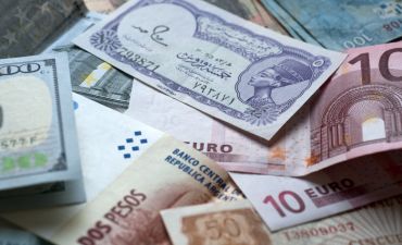 pieniądze, funt egipski, euro