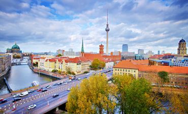 panorama Berlina, stolicy Niemiec