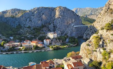 Chorwacja, panorama miasta Omis