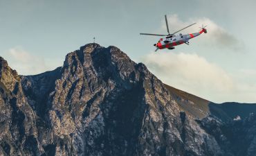 helikopter w Tatrach, akcja ratunkowa