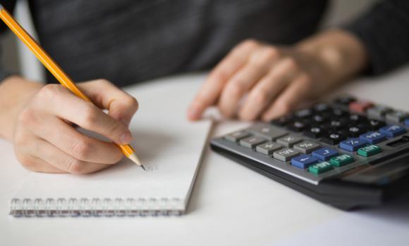 Pisanie notatek z kalkulatorem