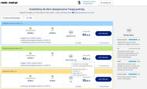 Wybór ubezpieczenia nigdy nie był tak prosty - Rankomat.pl uruchamia ranking ofert oparty na realnej atrakcyjności polis